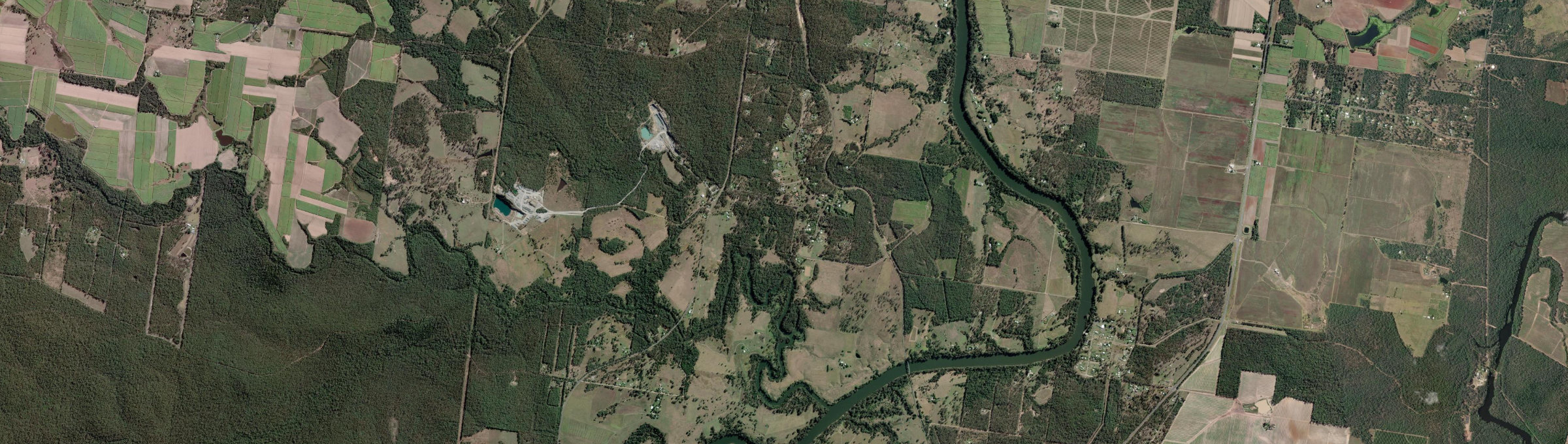 Aerial view of Antigua, QLD