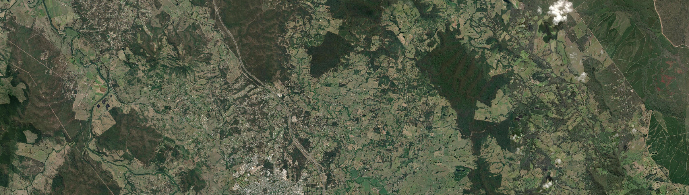 Aerial view of Veteran, QLD