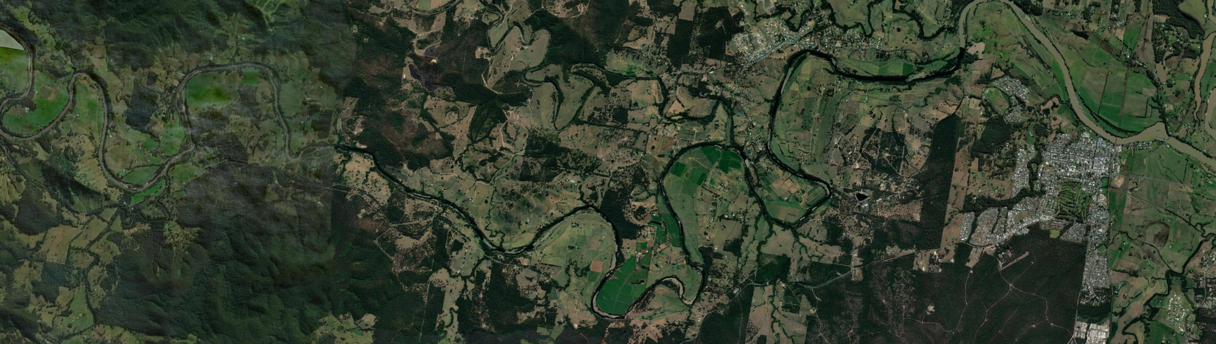 Aerial view of Brombin, NSW