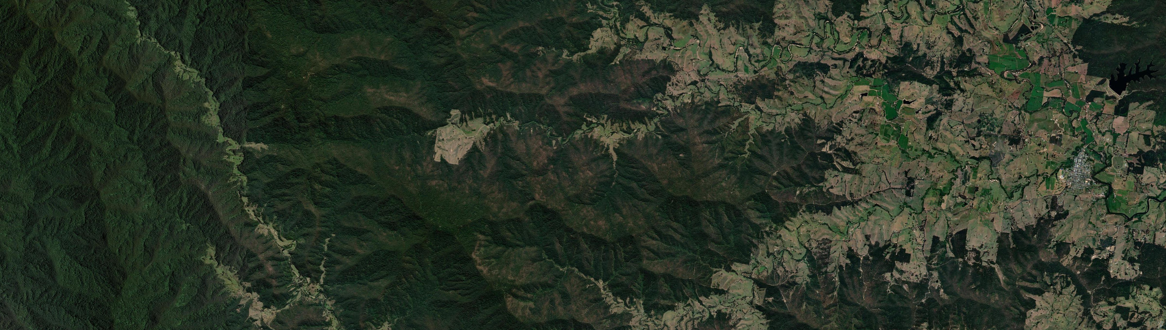 Aerial view of Buckra Bendinni, NSW
