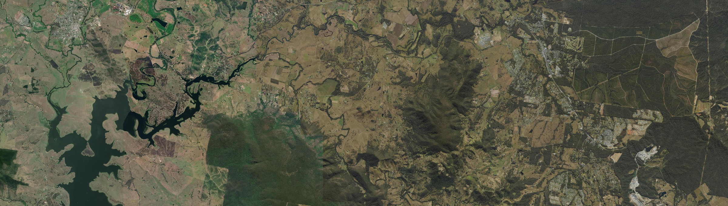 Aerial view of Neurum, QLD