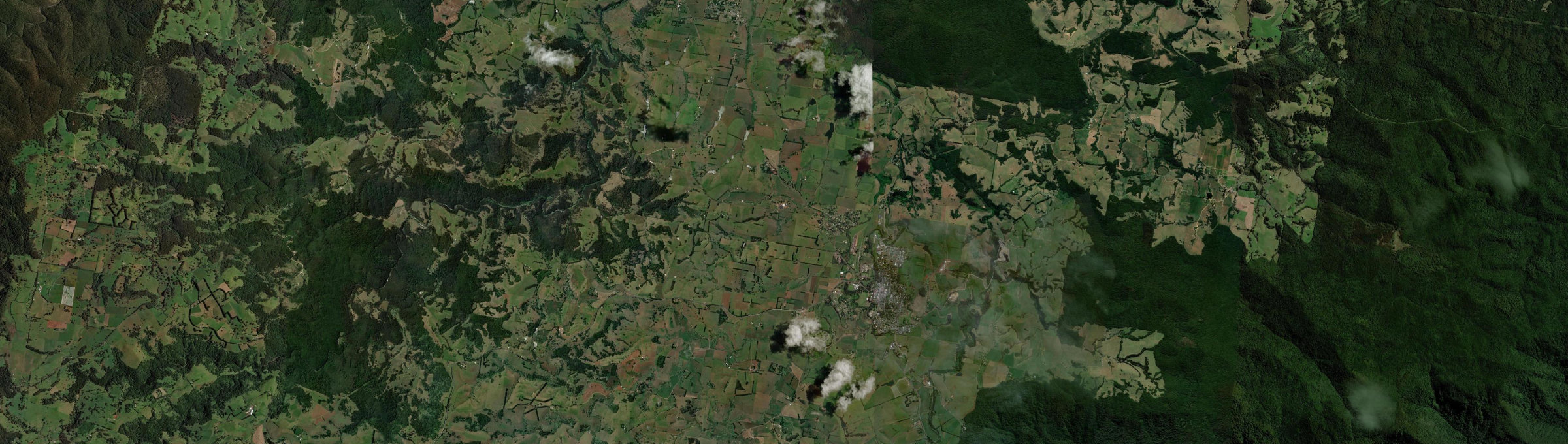 Aerial view of Dorrigo, NSW
