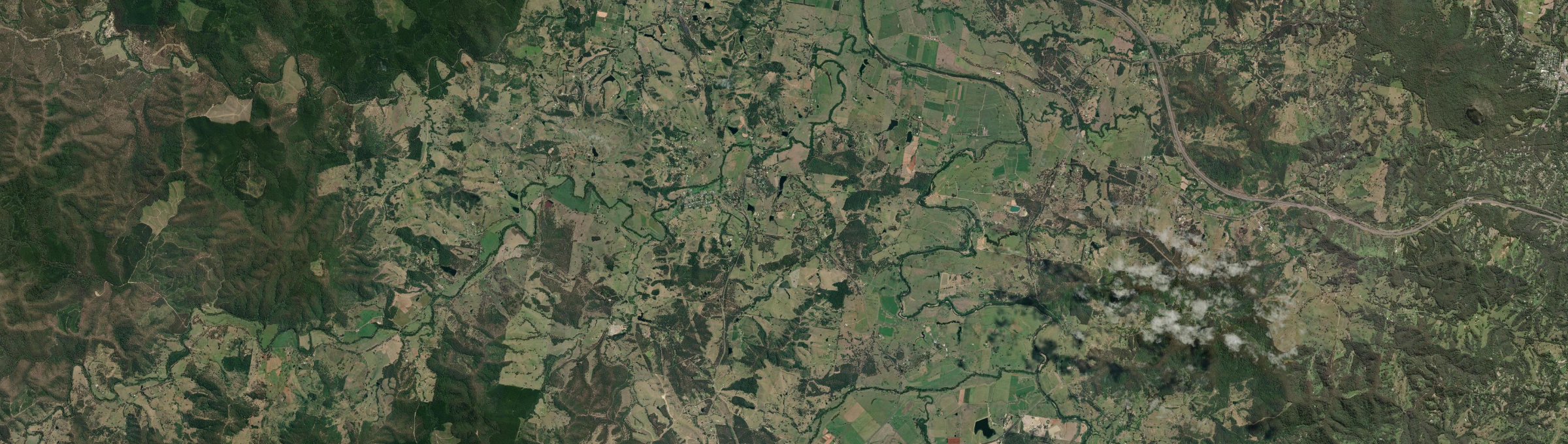 Aerial view of Kandanga, QLD