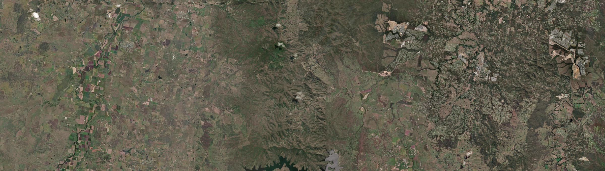 Aerial view of Undullah, QLD