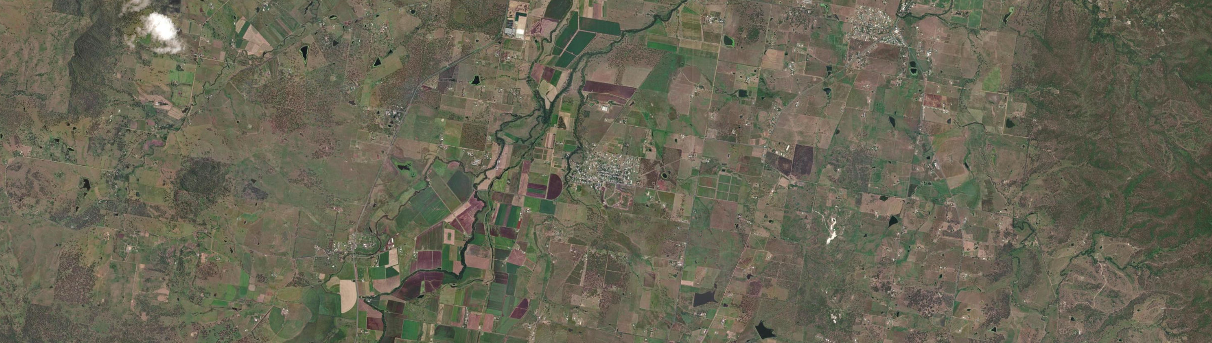 Aerial view of Harrisville, QLD