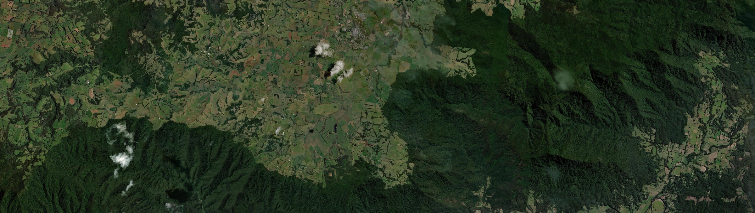 Aerial view of Dorrigo Mountain, NSW
