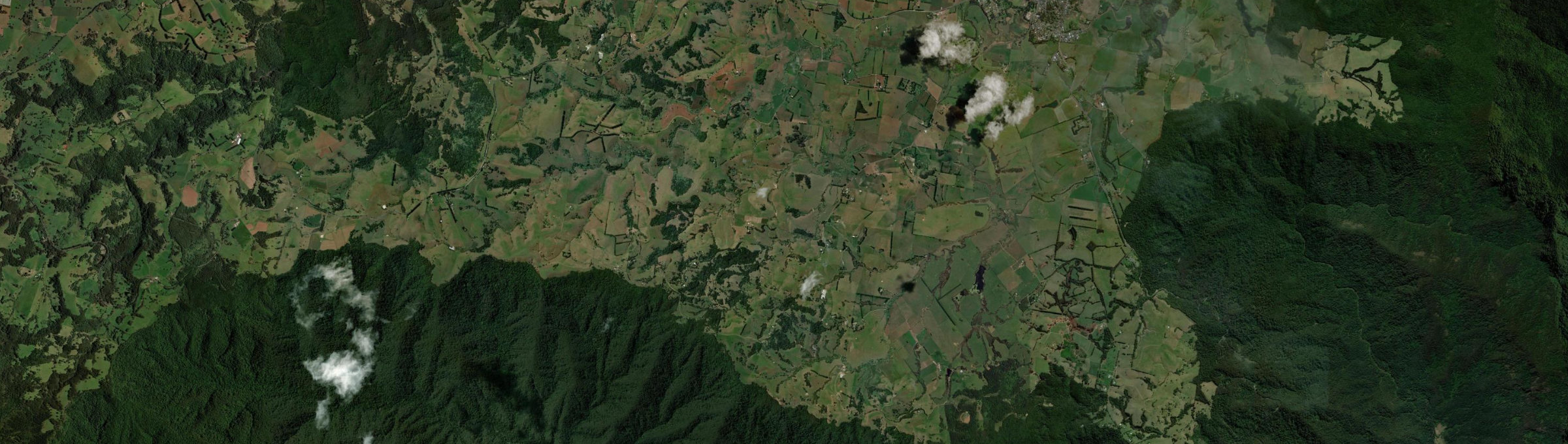Aerial view of Bielsdown Hills, NSW