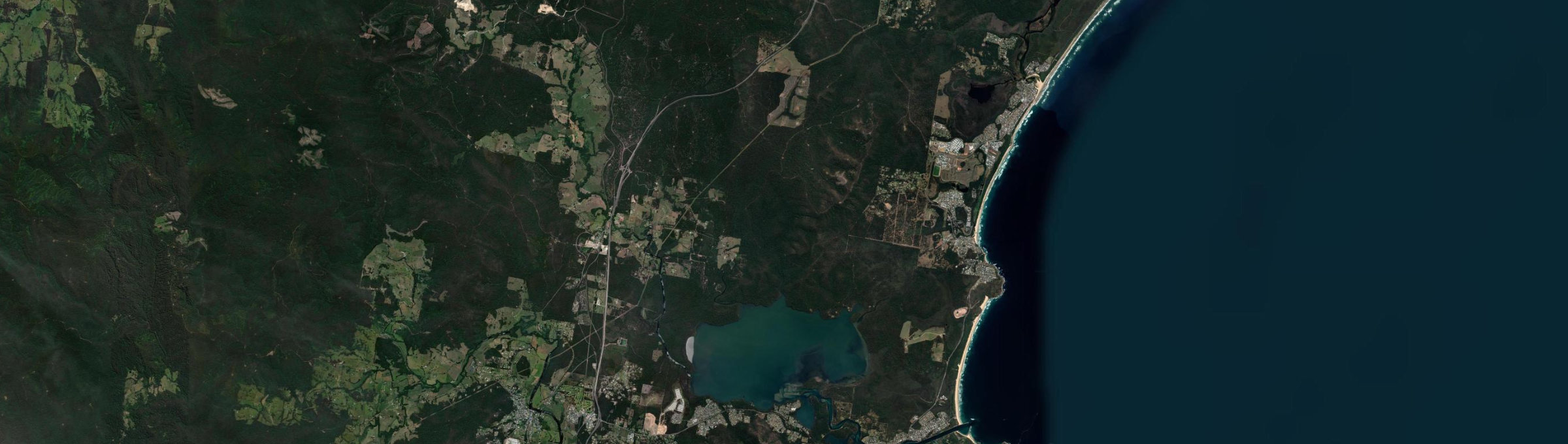 Aerial view of Jolly Nose, NSW