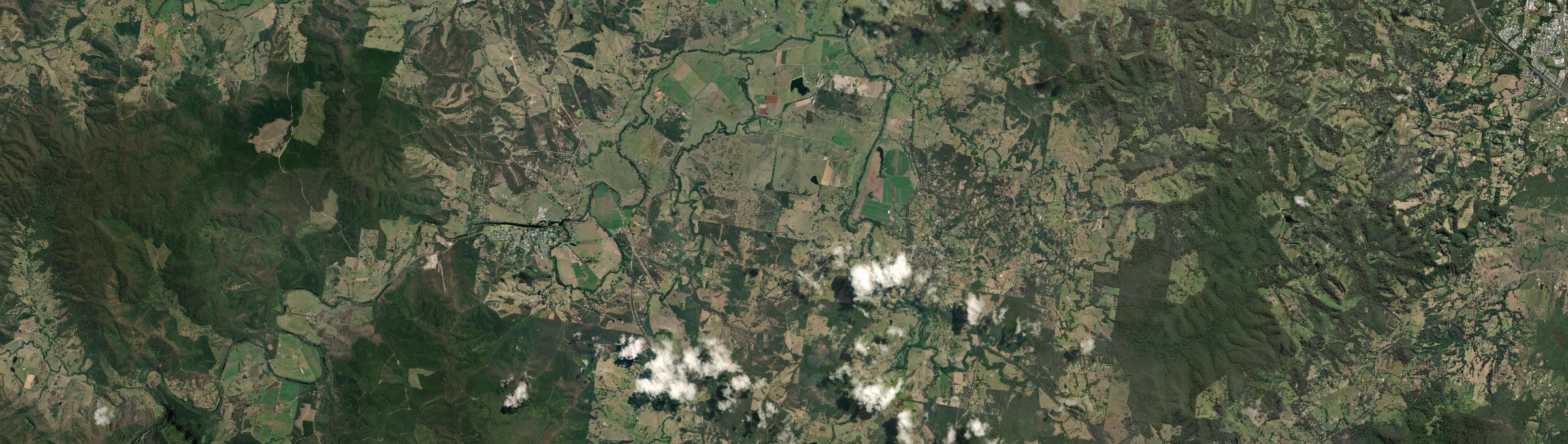 Aerial view of Bollier, QLD