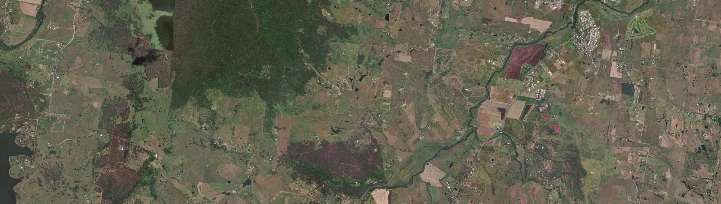 Aerial view of Frenches Creek, QLD