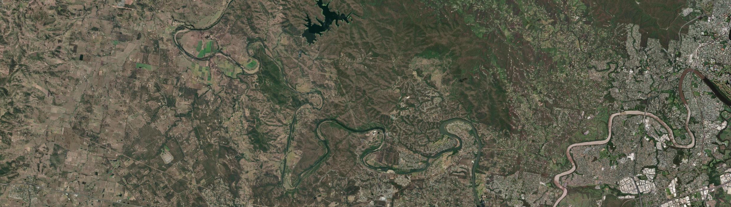 Aerial view of Kholo, QLD