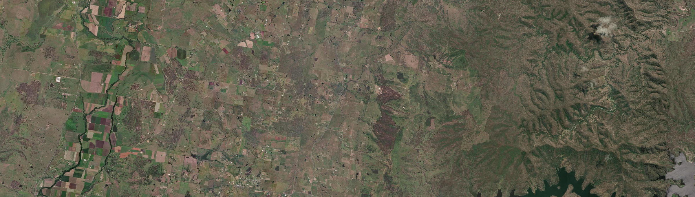 Aerial view of Milbong, QLD