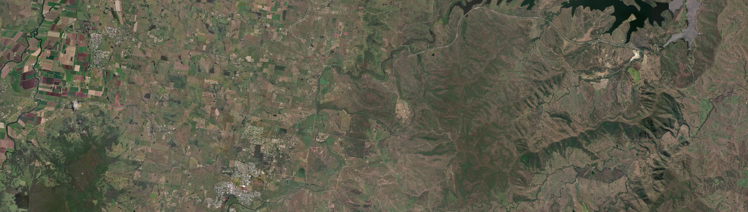Aerial view of Coulson, QLD