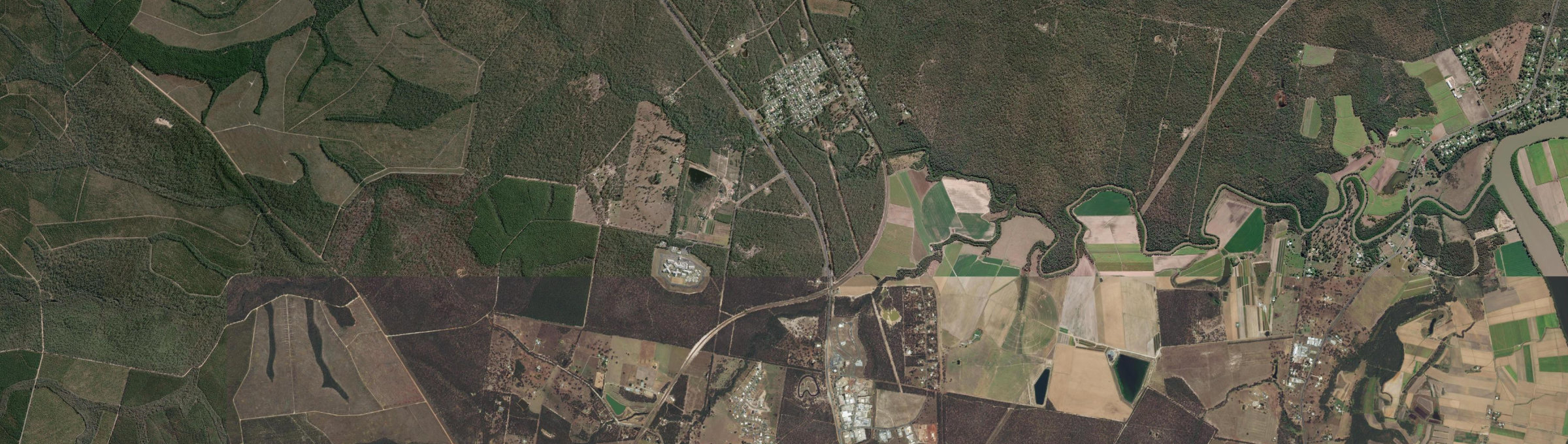 Aerial view of Aldershot, QLD