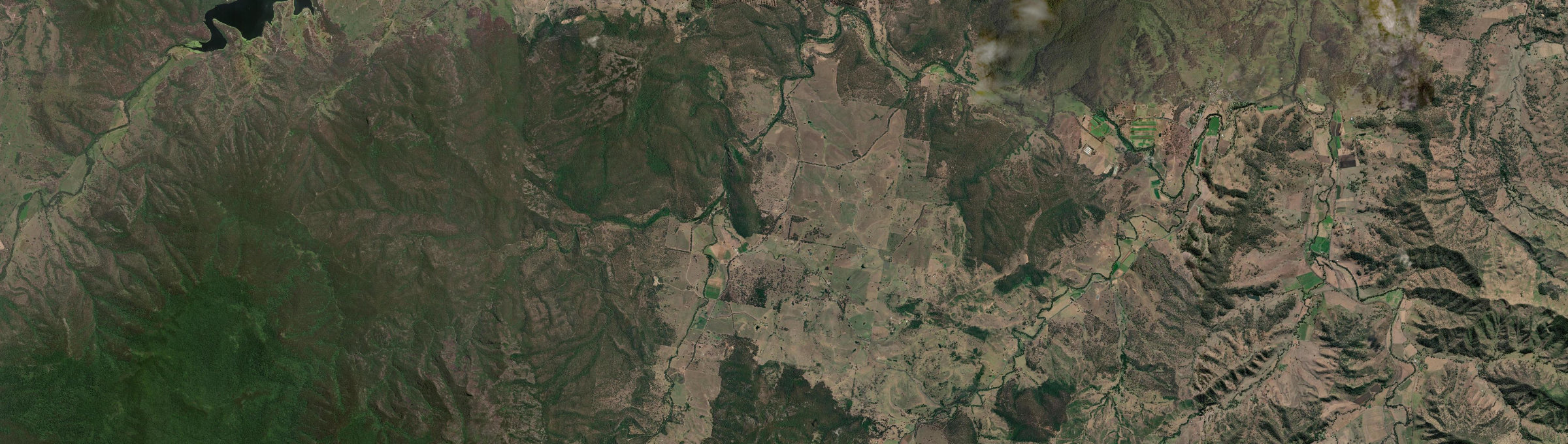 Aerial view of Barney View, QLD