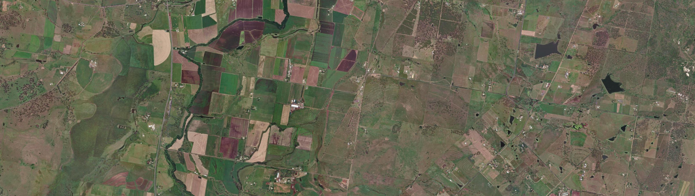 Aerial view of Wilsons Plains, QLD