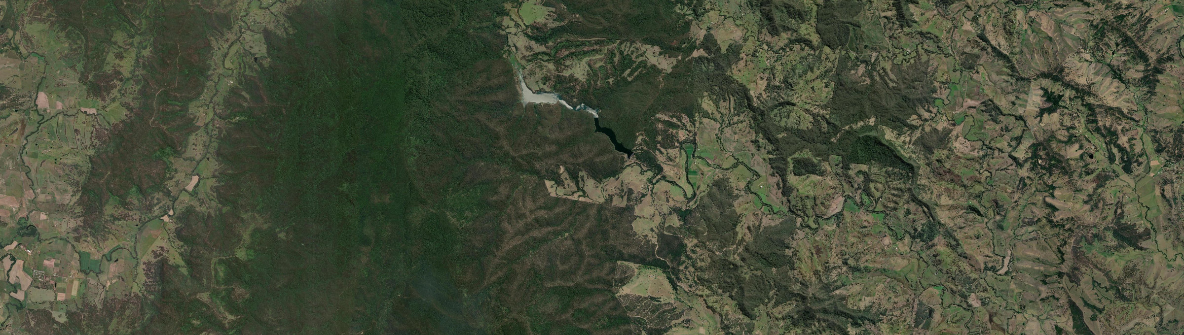 Aerial view of Ghinni Ghi, NSW