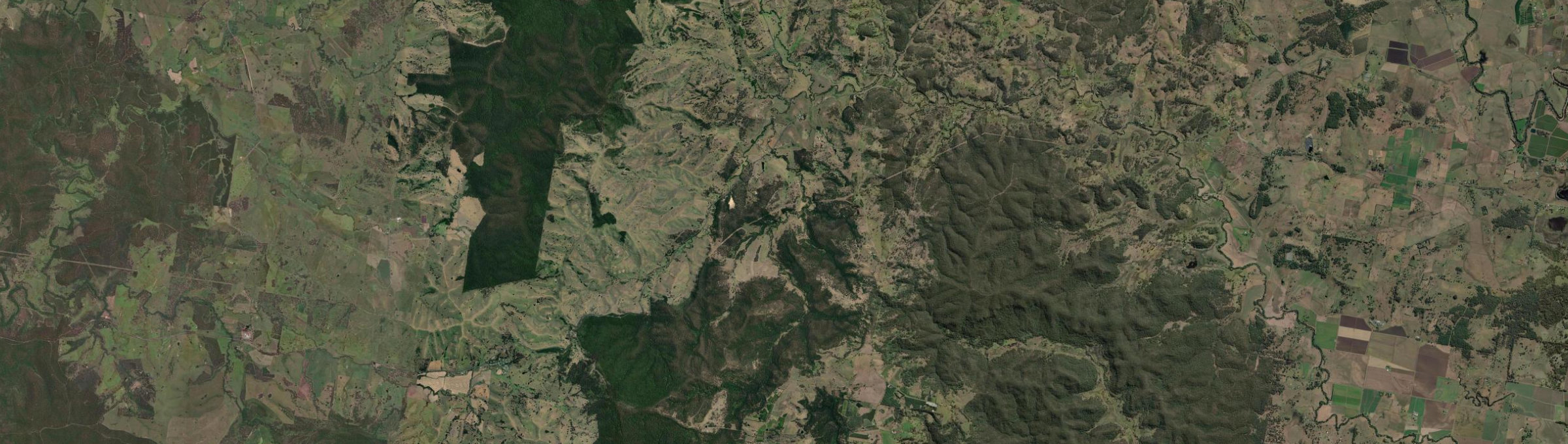 Aerial view of Mummulgum, NSW