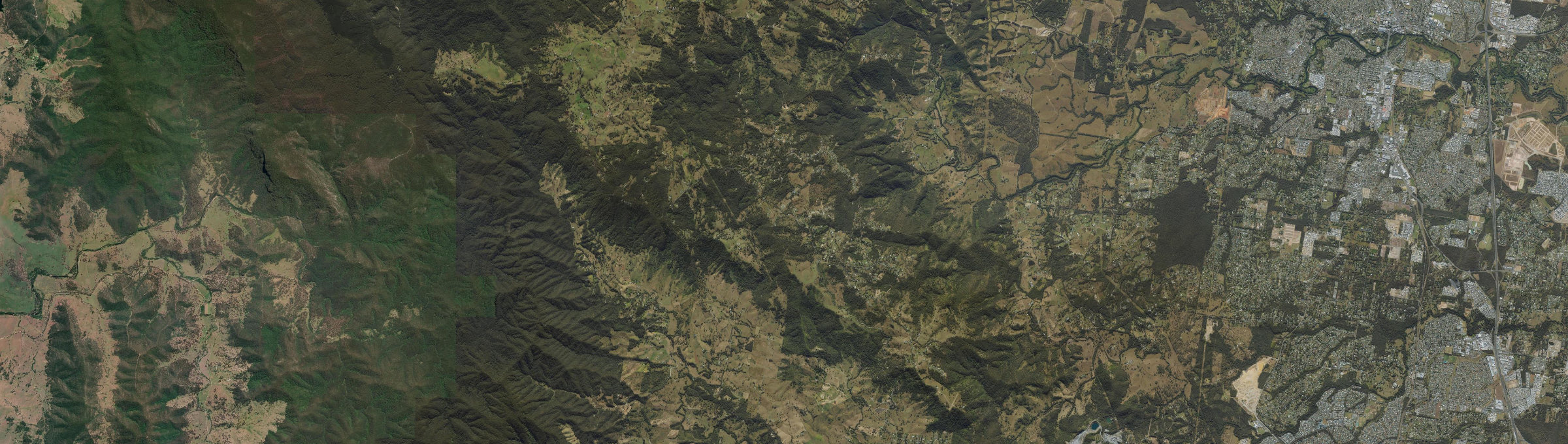 Aerial view of Ocean View, QLD