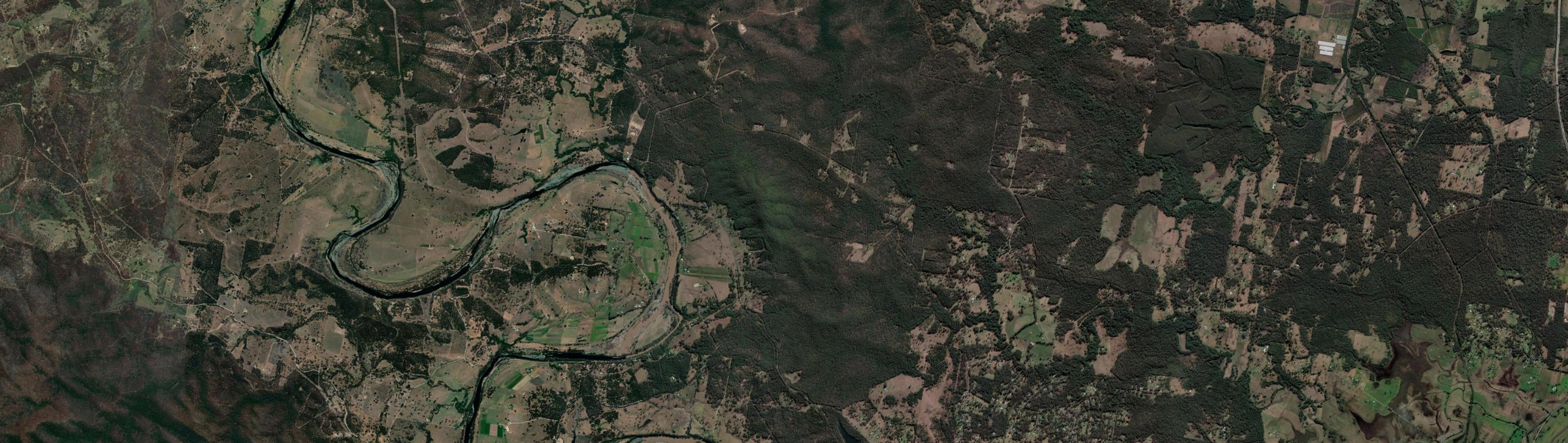 Aerial view of Skillion Flat, NSW