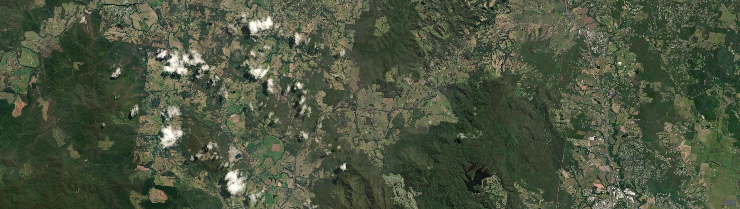 Aerial view of Belli Park, QLD