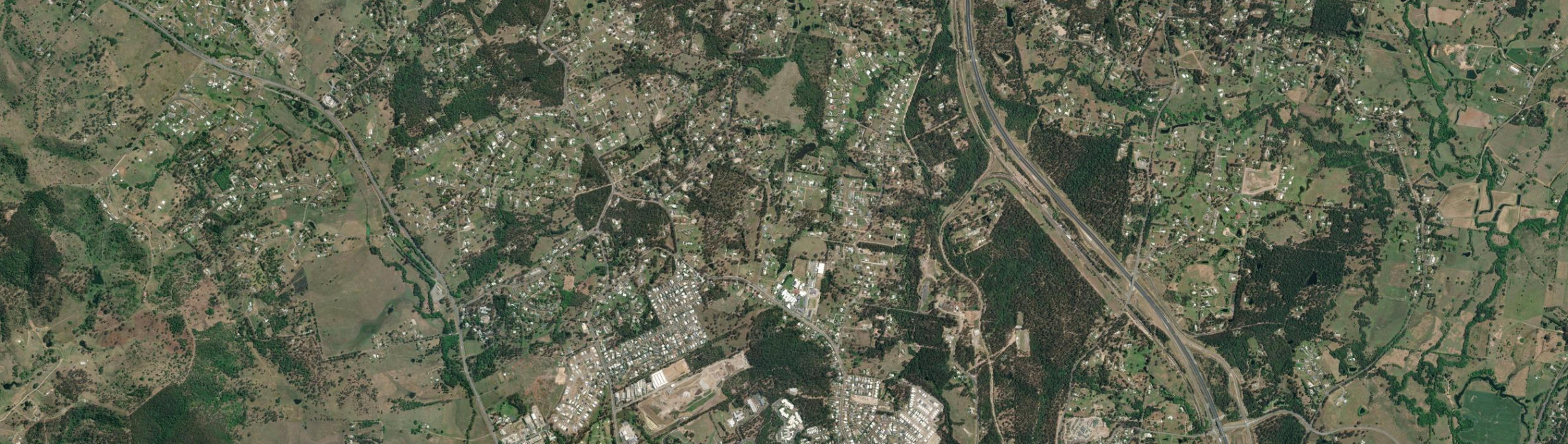 Aerial view of Araluen (Qld), QLD