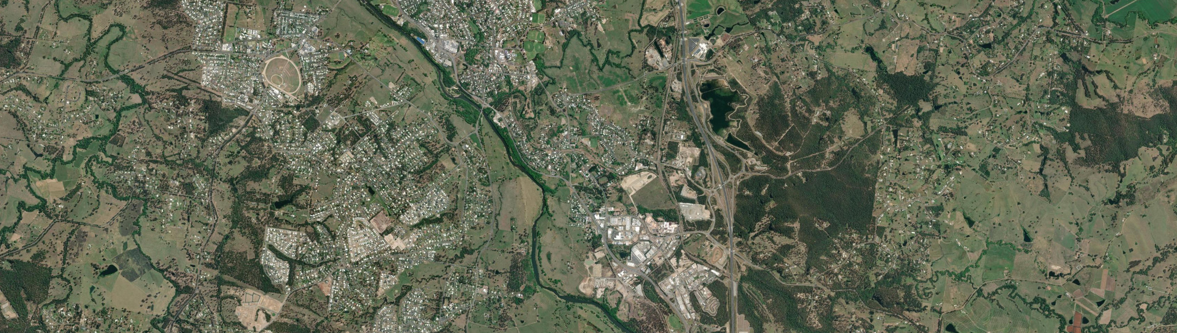 Aerial view of Monkland, QLD