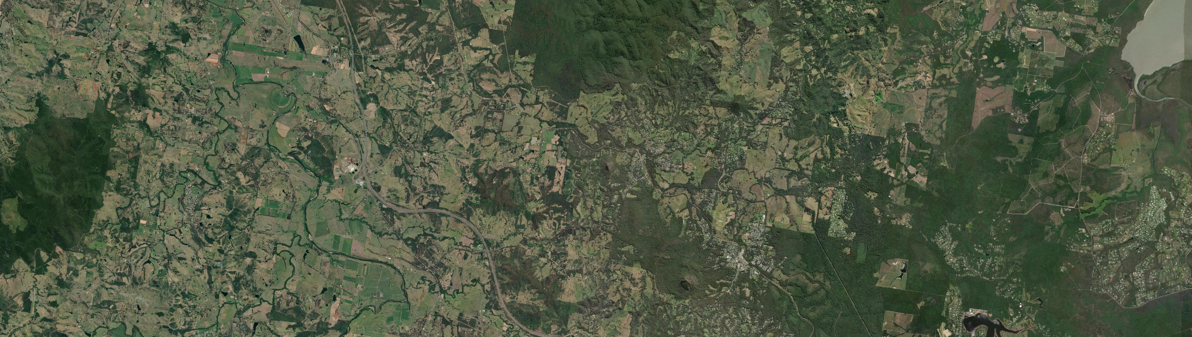 Aerial view of Cooran, QLD