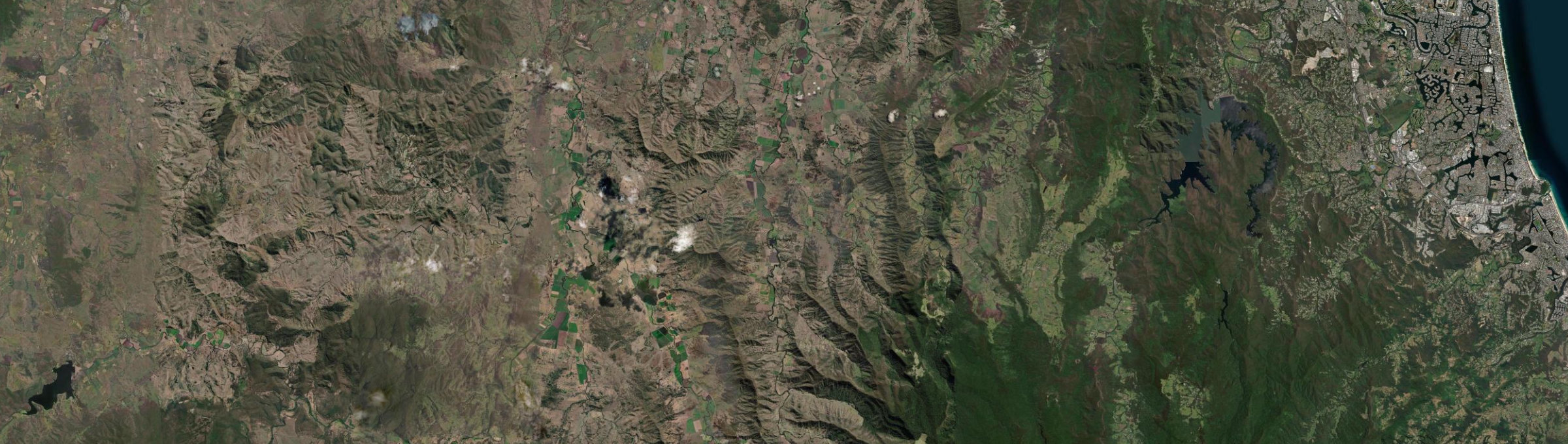 Aerial view of Kerry, QLD