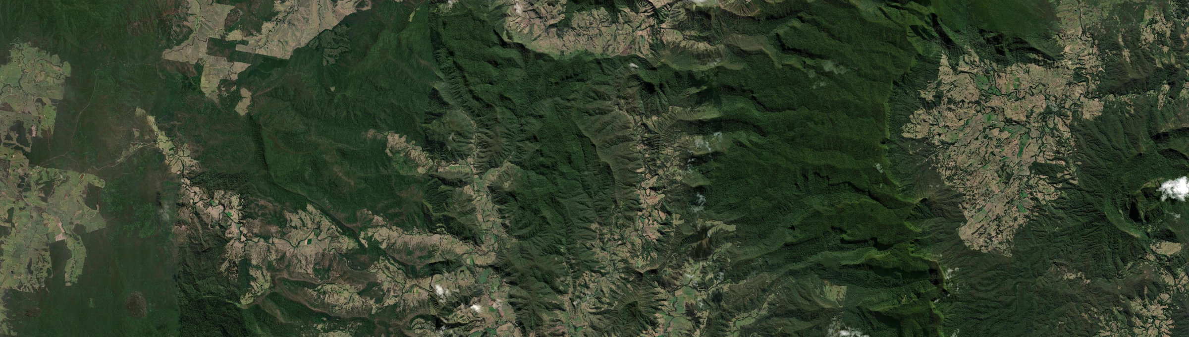 Aerial view of Gradys Creek, NSW