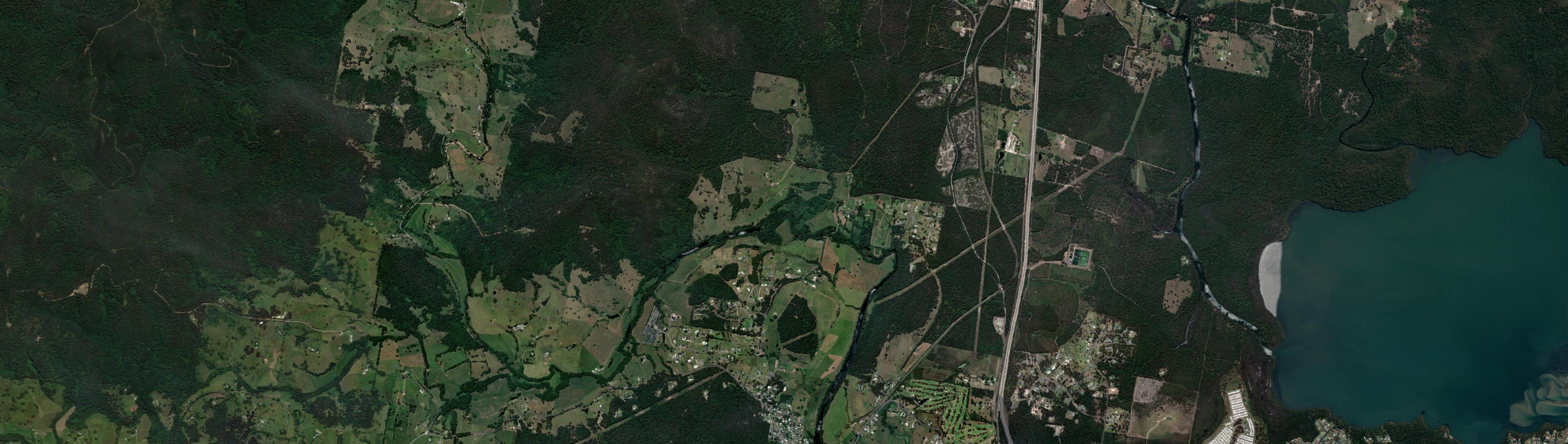 Aerial view of Logans Crossing, NSW