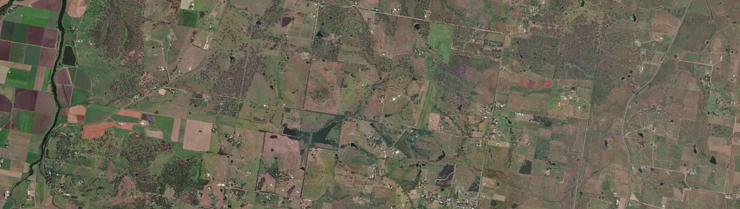 Aerial view of Blantyre, QLD
