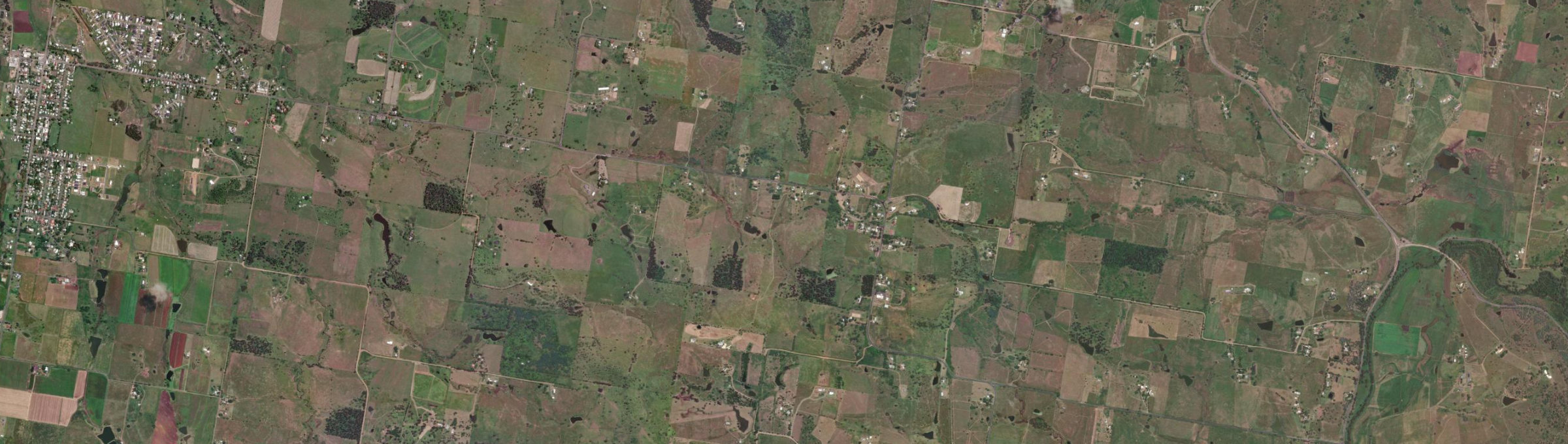 Aerial view of Teviotville, QLD