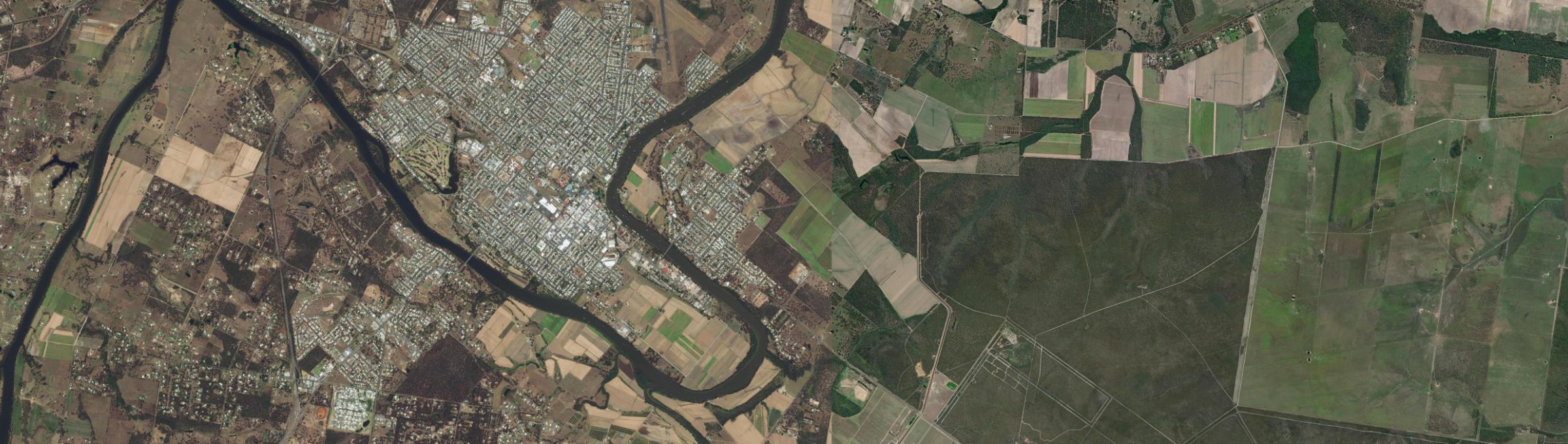 Aerial view of Granville (Qld), QLD