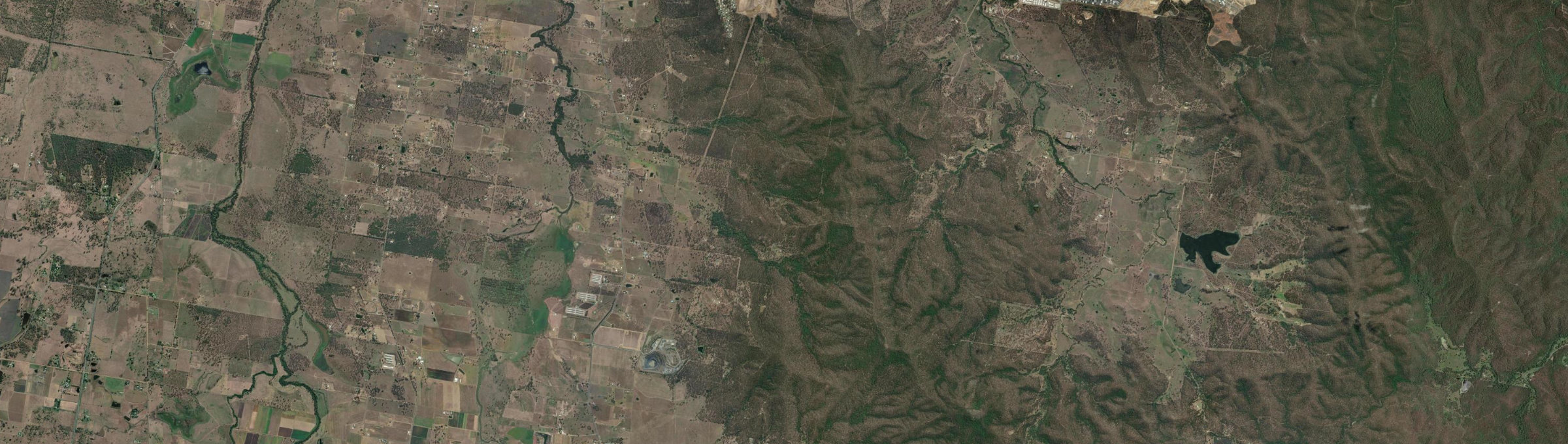 Aerial view of Goolman, QLD
