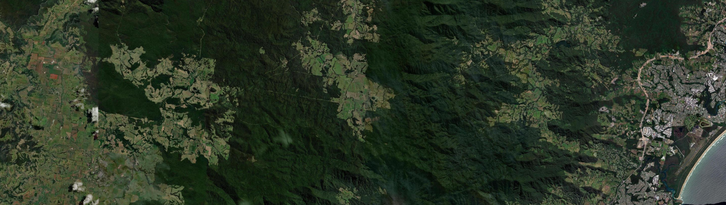 Aerial view of Brooklana, NSW