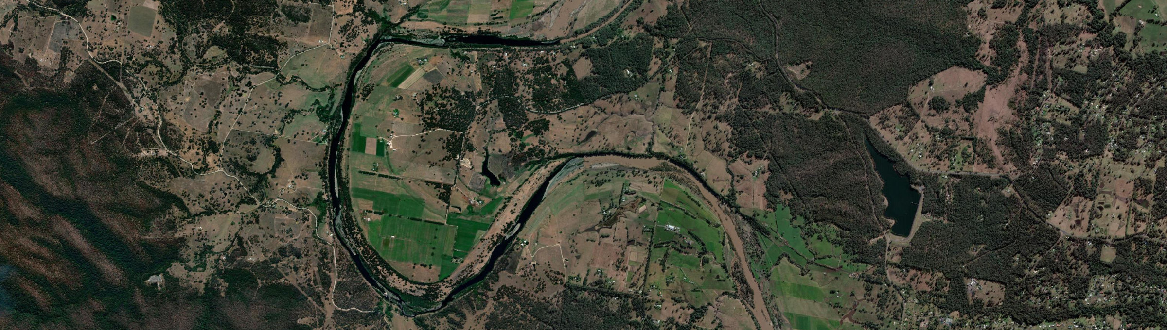 Aerial view of Mooneba, NSW