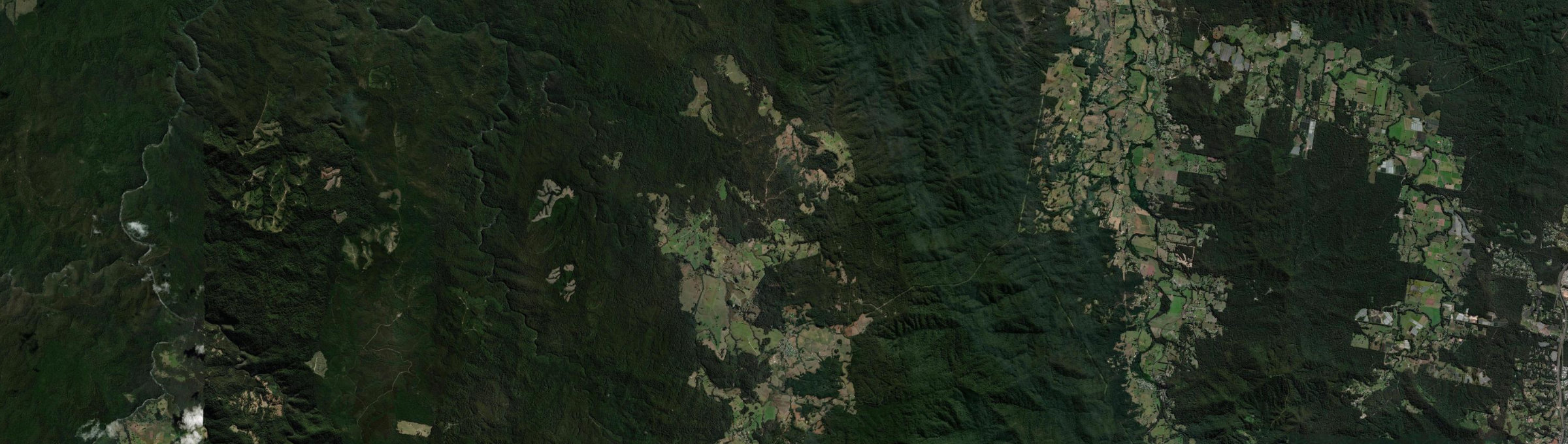 Aerial view of Lowanna, NSW