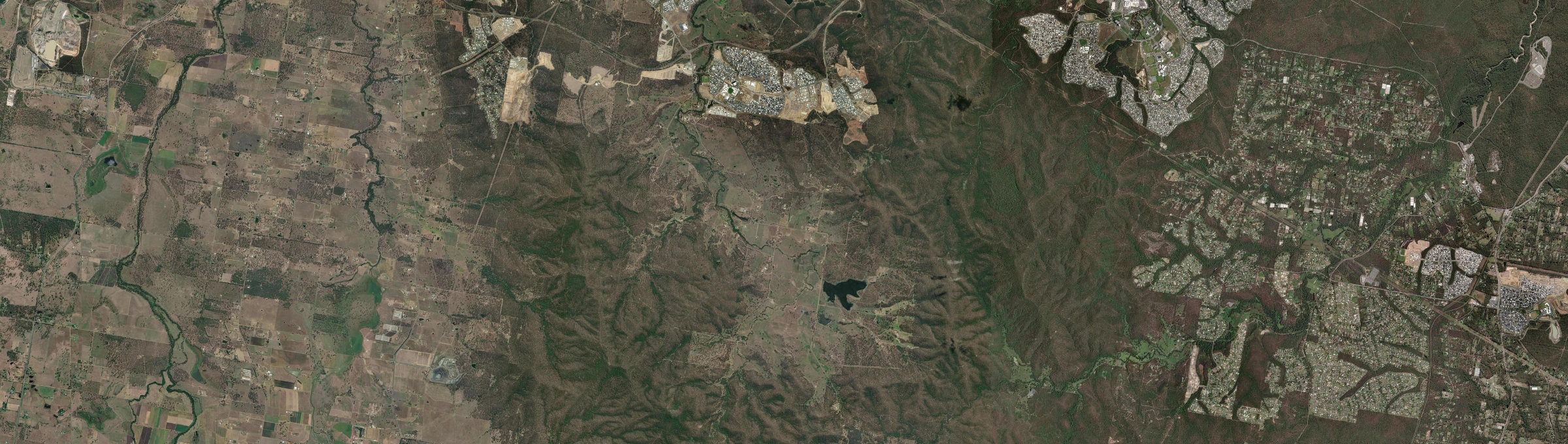 Aerial view of South Ripley, QLD