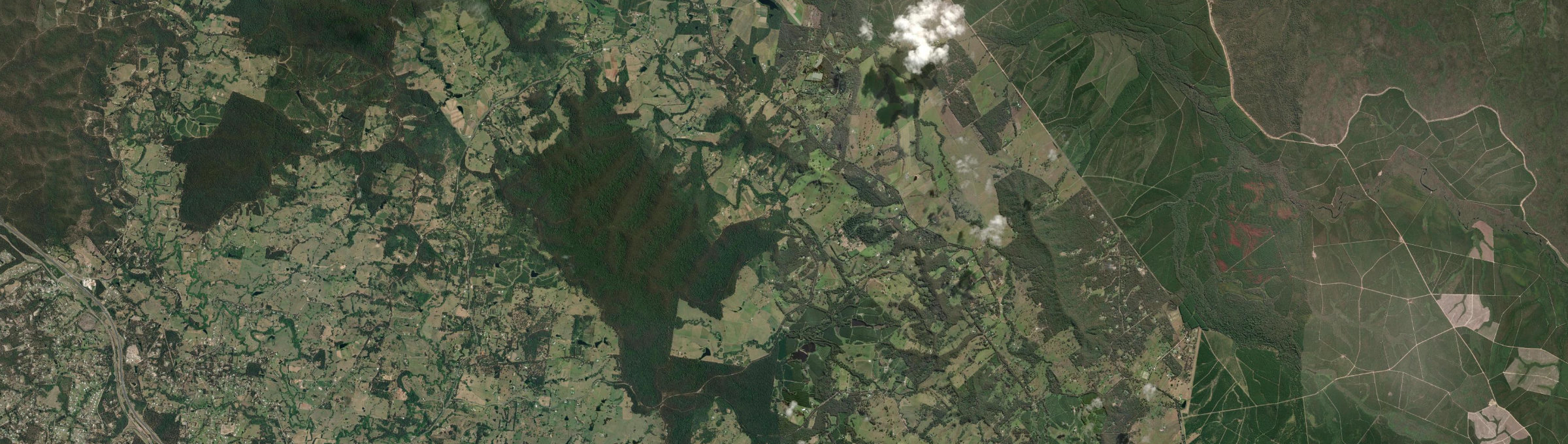 Aerial view of Wilsons Pocket, QLD