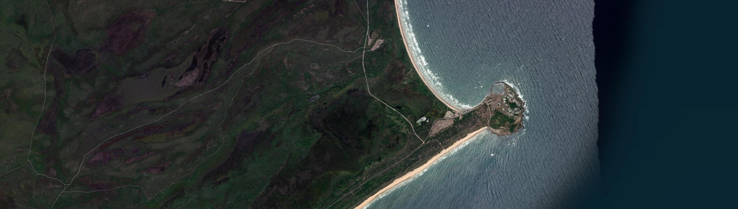 Aerial view of Crowdy Head, NSW