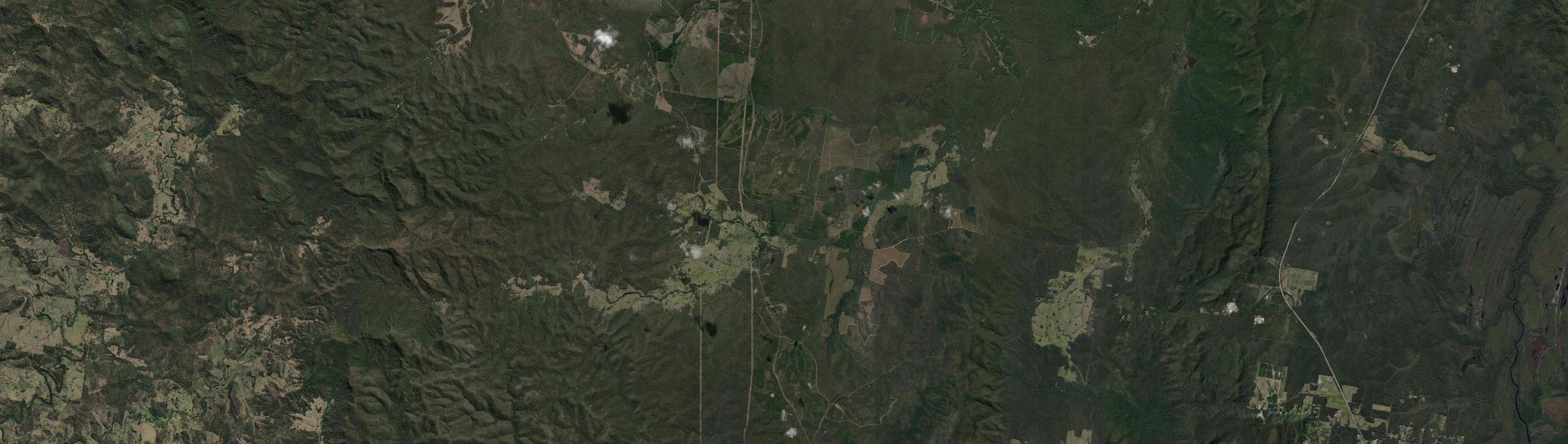 Aerial view of Whiporie, NSW