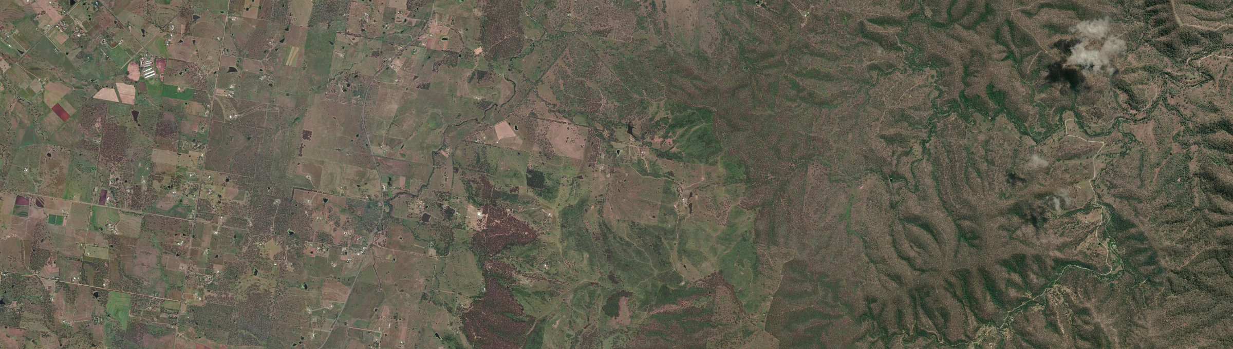 Aerial view of Woolooman, QLD