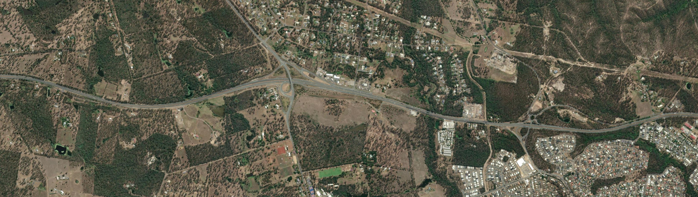 Aerial view of Blacksoil, QLD