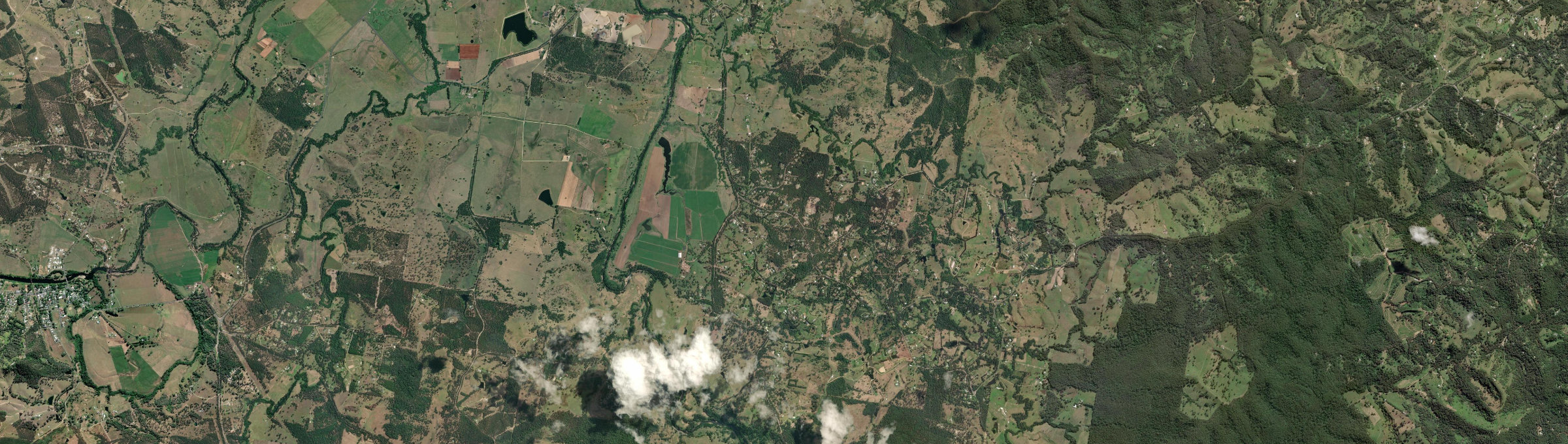 Aerial view of Carters Ridge, QLD