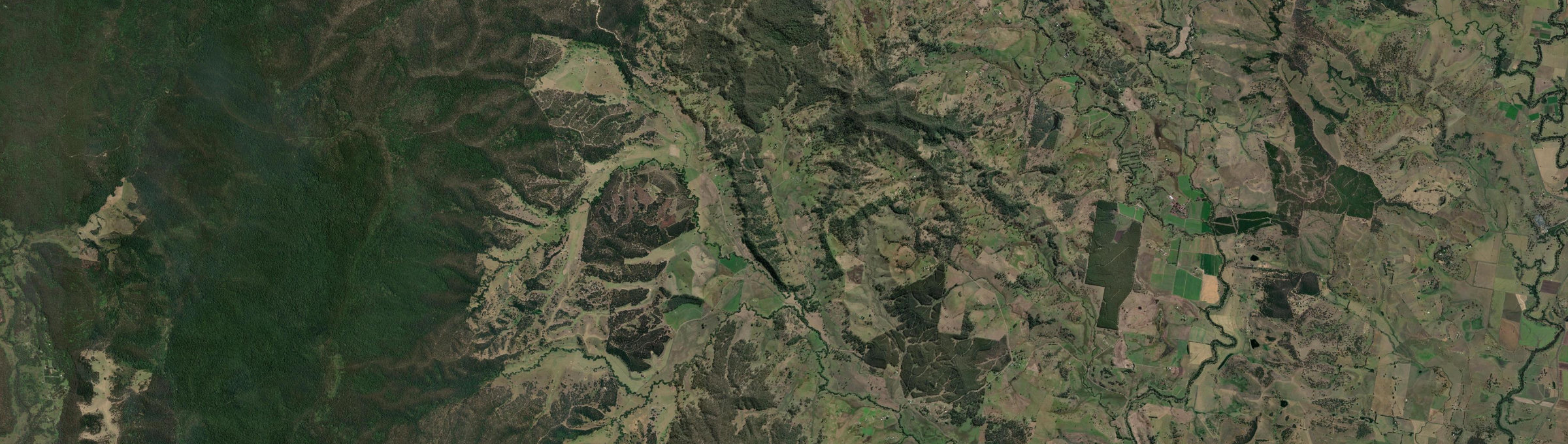 Aerial view of Woolners Arm, NSW