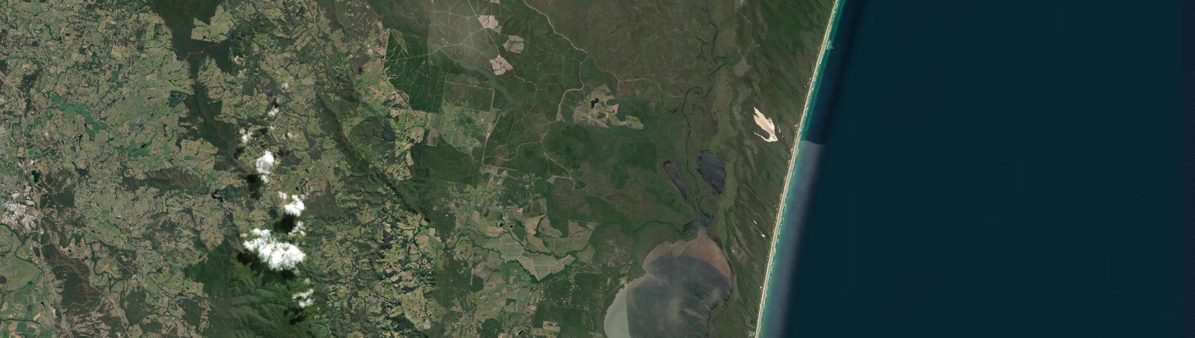 Aerial view of Como (Qld), QLD
