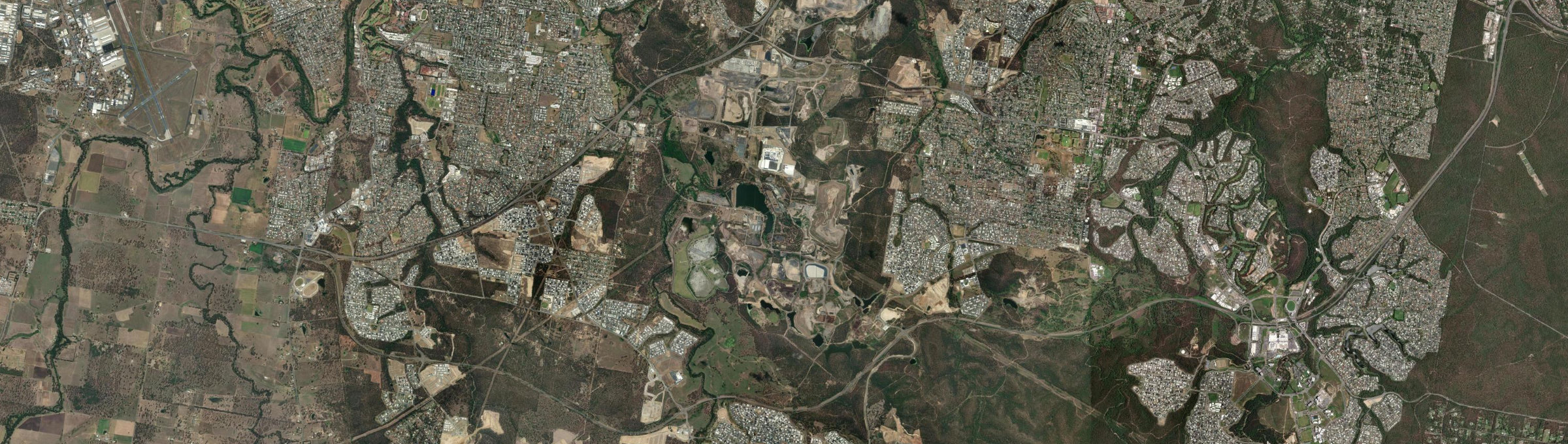 Aerial view of Swanbank, QLD