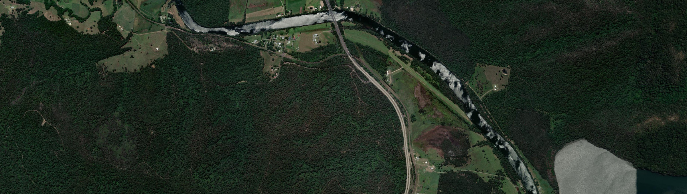 Aerial view of Rossglen, NSW