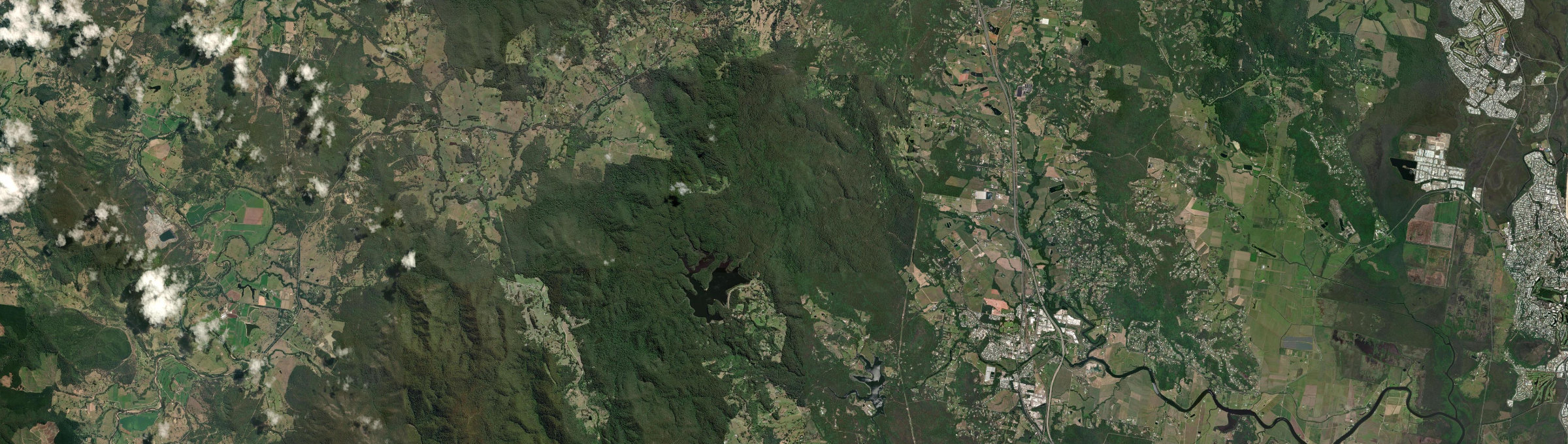 Aerial view of Cooloolabin, QLD